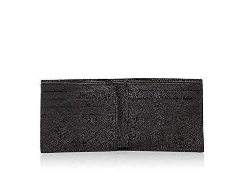 Prada Vitello Micro-grain Leather Bifold Wallet, Nero (Black) 2MO513