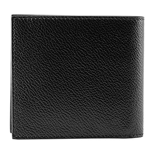 Prada Vitello Micro-grain Leather Bifold Wallet, Nero (Black) 2MO513