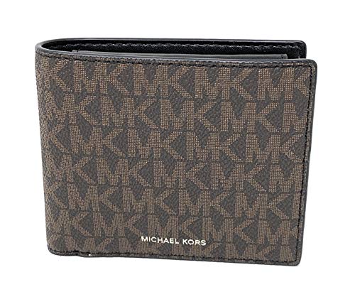 Michael Kors Men's Cooper Billfold with Passcase Wallet (Brown)