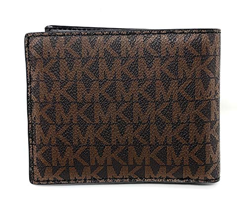 Michael Kors Men's Cooper Billfold with Passcase Wallet (Brown)