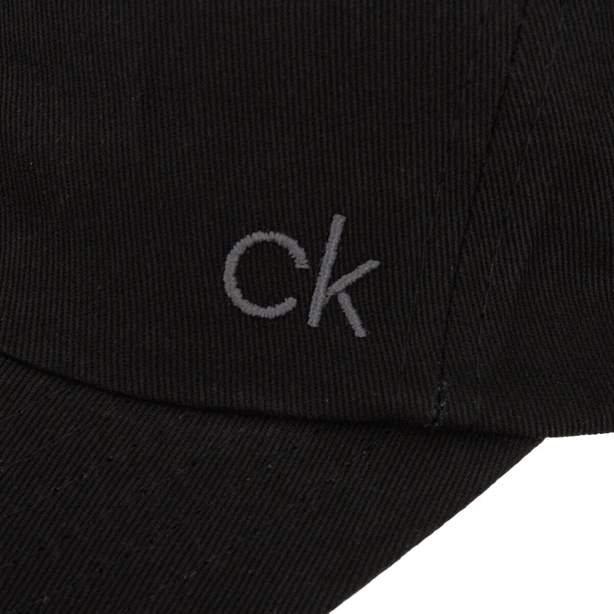 Calvin Klein Men's Classic Cotton 6 Panel Cap - One Size - Black/Charcoal